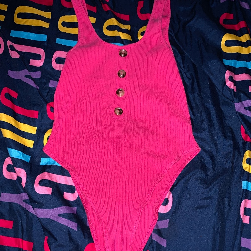 Pink Body Suit